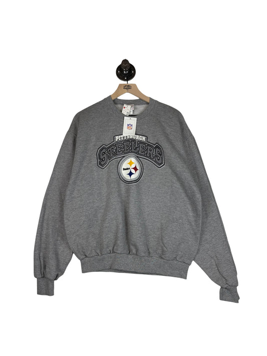 (L) Vintage Y2K Steelers Graphic Crewneck (NEW)