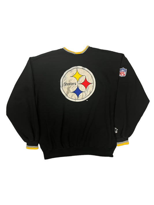 (XL) Vintage Steelers Big Logo Crewneck