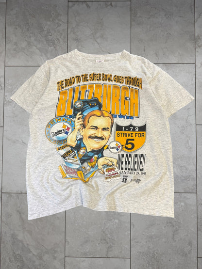 (L) 1995 Steelers Blitzburgh Graphic Tee