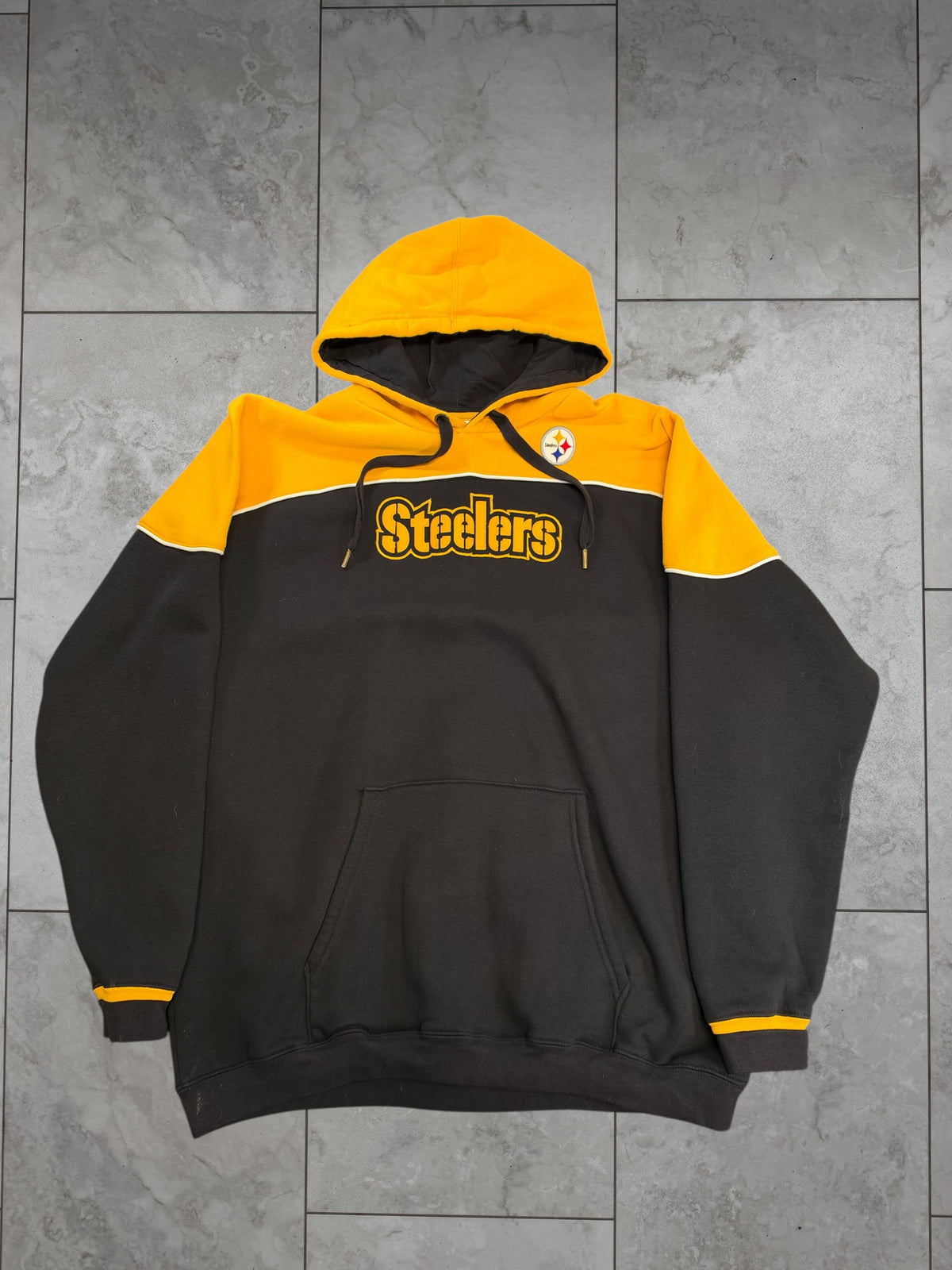 (XL) Vintage Y2K Steelers Hoodie