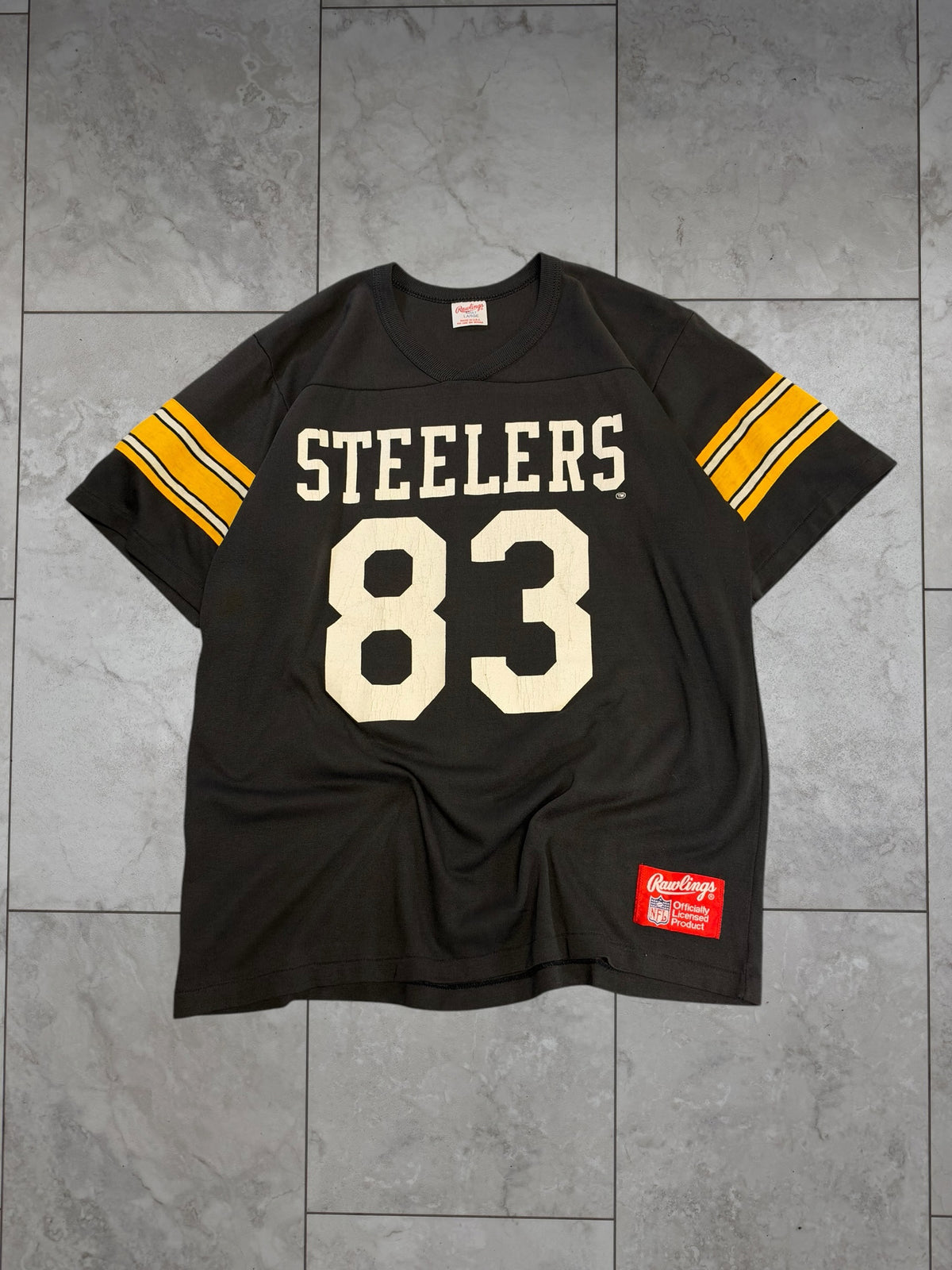 (M/L) Vintage 80's Steelers Rawlings #84 Jersey