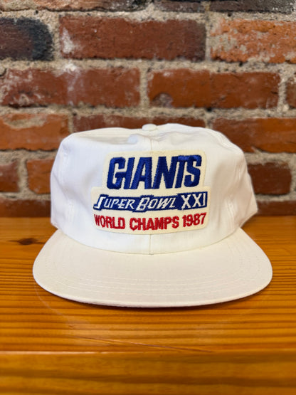 1987 New York Giants Super Bowl XXI World Champs Hat - NEW