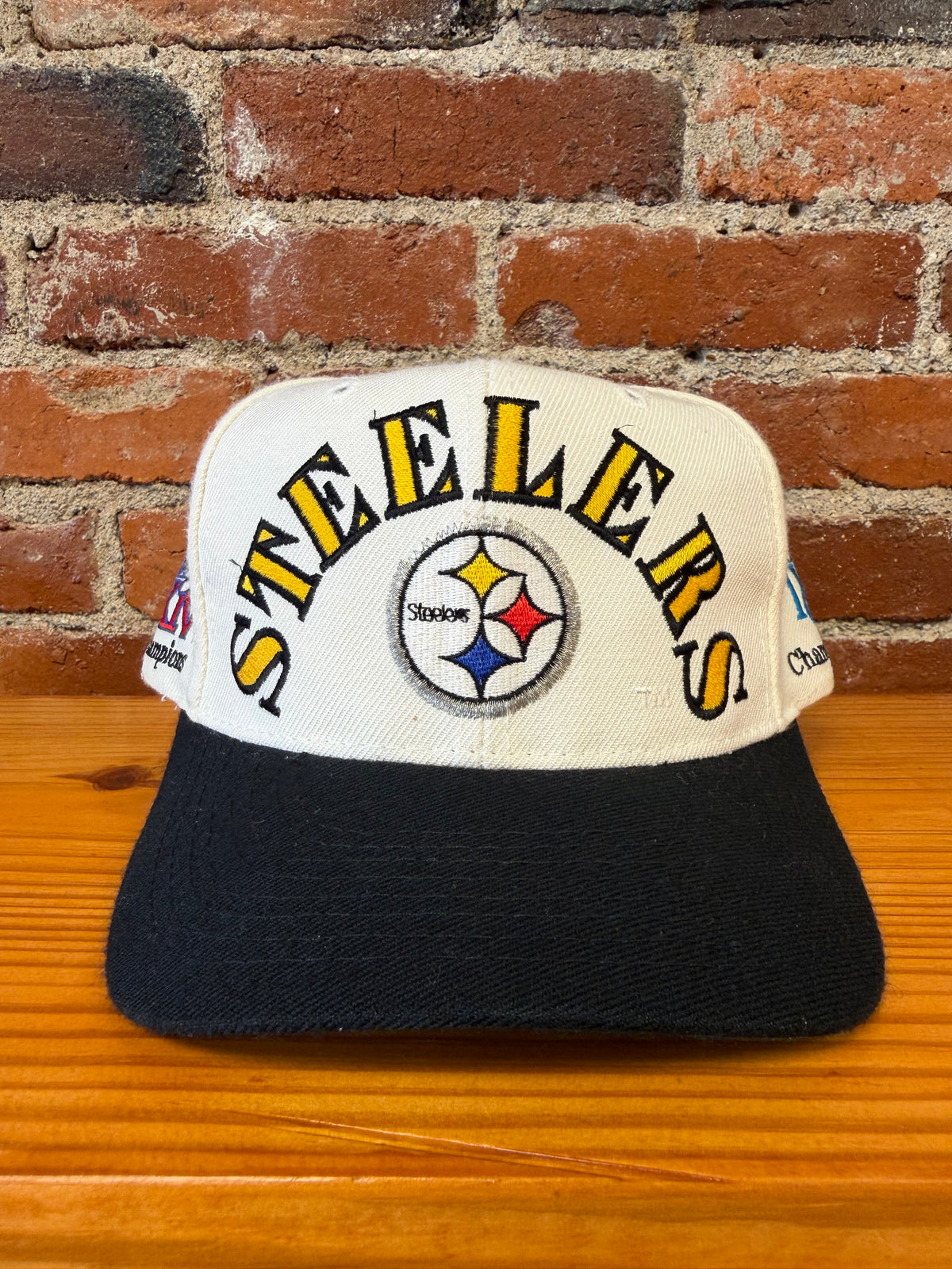 Vintage Steelers Annco 4-Time SB Champs Snapback Hat