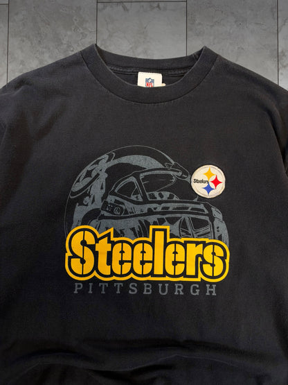 (L) Vintage Y2K Steelers NFL Graphic Tee