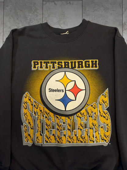 (M) Vintage 90's Steelers Graphic Crewneck
