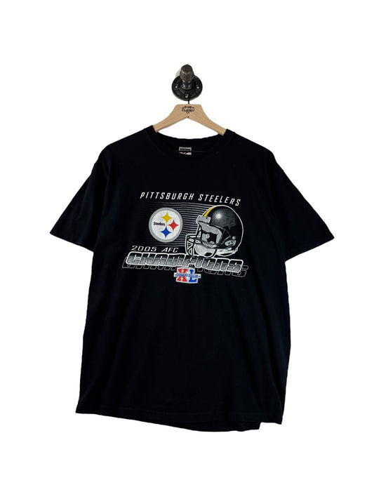 (M/L) 2005 Steelers AFC Champs Tee