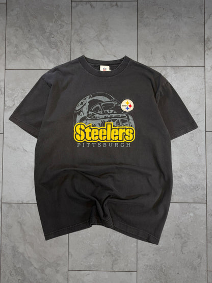 (L) Vintage Y2K Steelers NFL Graphic Tee