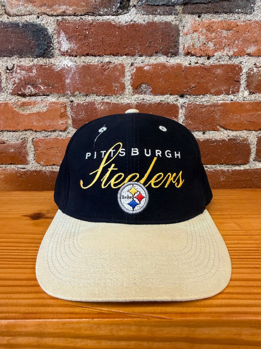 Vintage Steelers Team NFL Strapback Hat