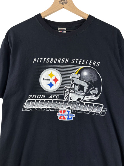 (M/L) 2005 Steelers AFC Champs Tee