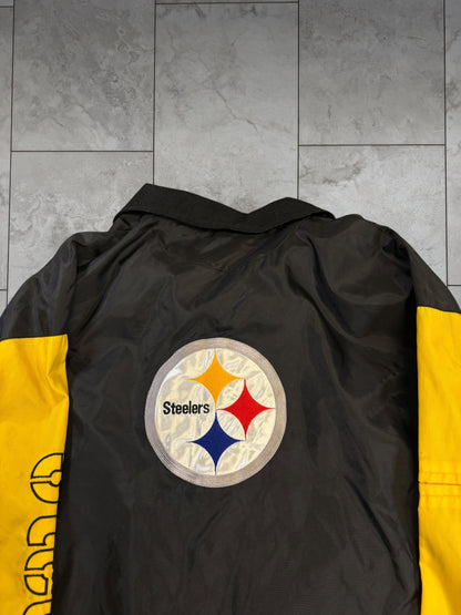 (M) Vintage Y2K Steelers Full Zip Jacket