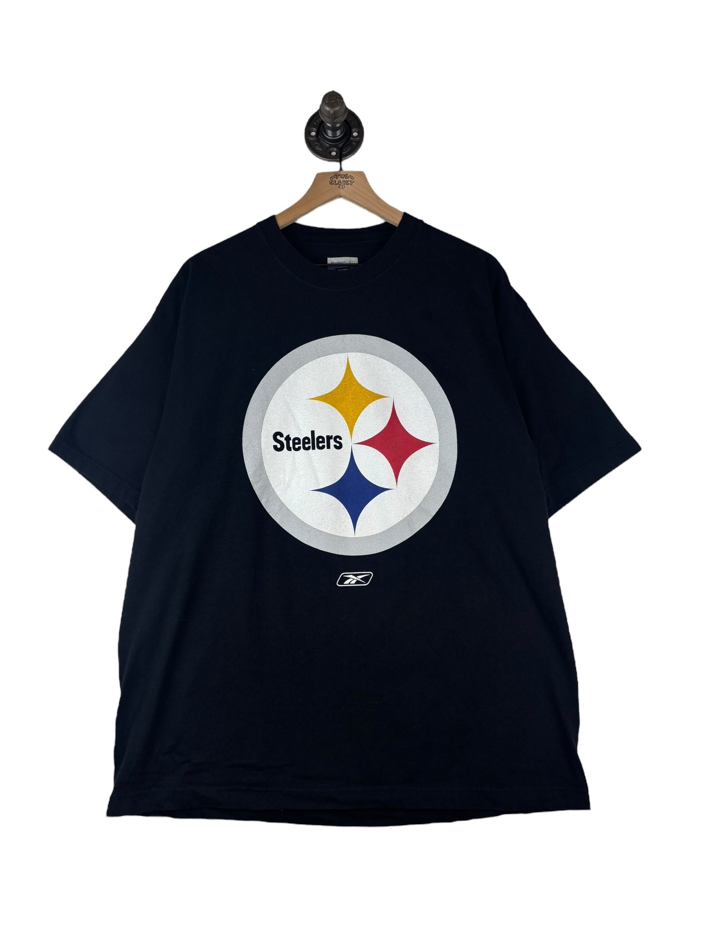 (L) Vintage Y2K Steelers Big Logo Tee
