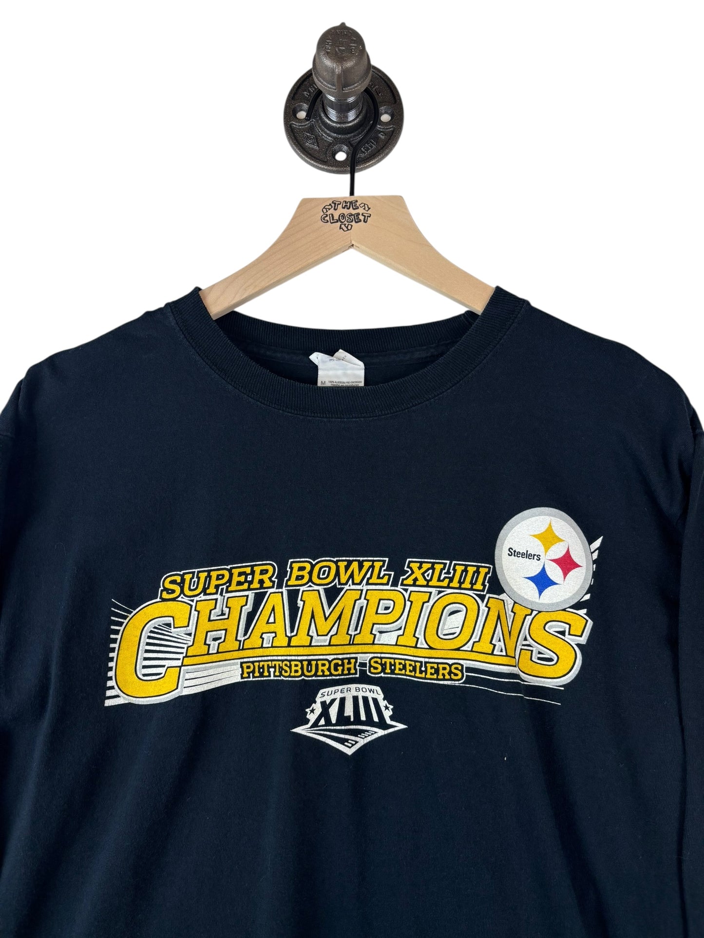 (S) 2009 Steelers Super Bowl XLIII Champs Long Sleeve