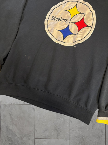 (M) Vintage 90s Steelers Starter Graphic Crewneck