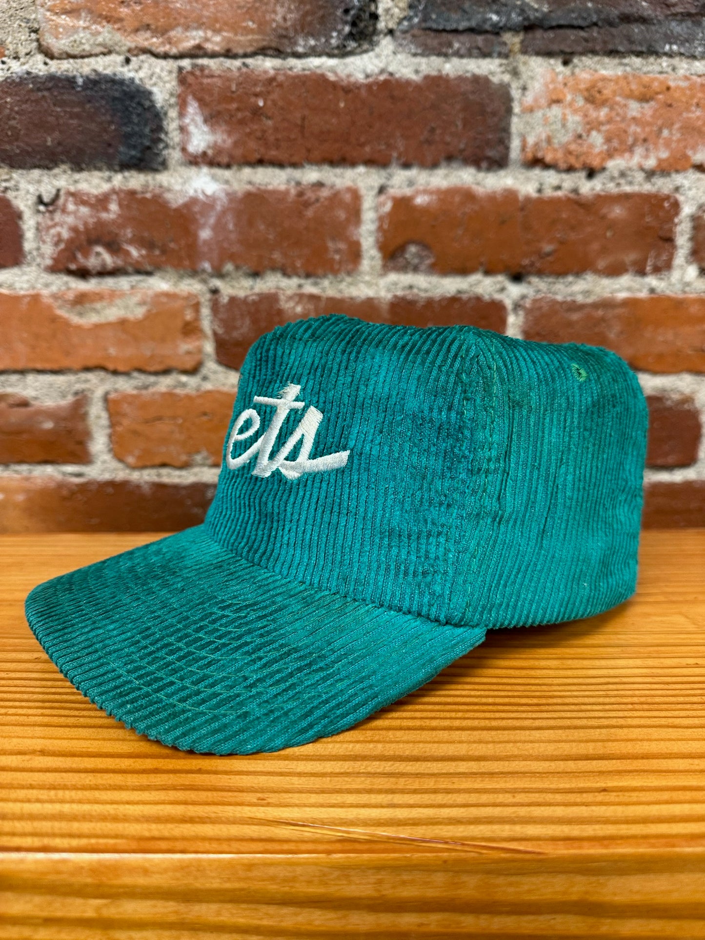 Vintage New York Jets Single Line Script Corduroy Hat