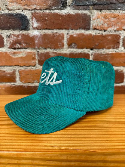 Vintage New York Jets Single Line Script Corduroy Hat
