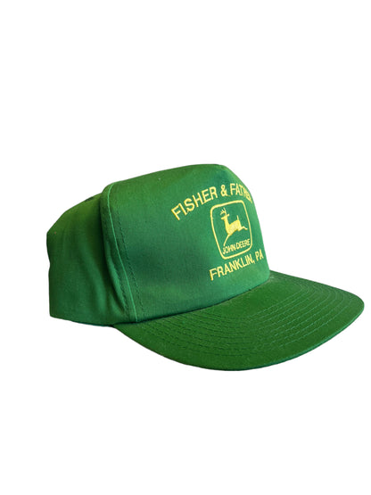 Vintage John Deere Franklin, PA Snapback Hat Brand New