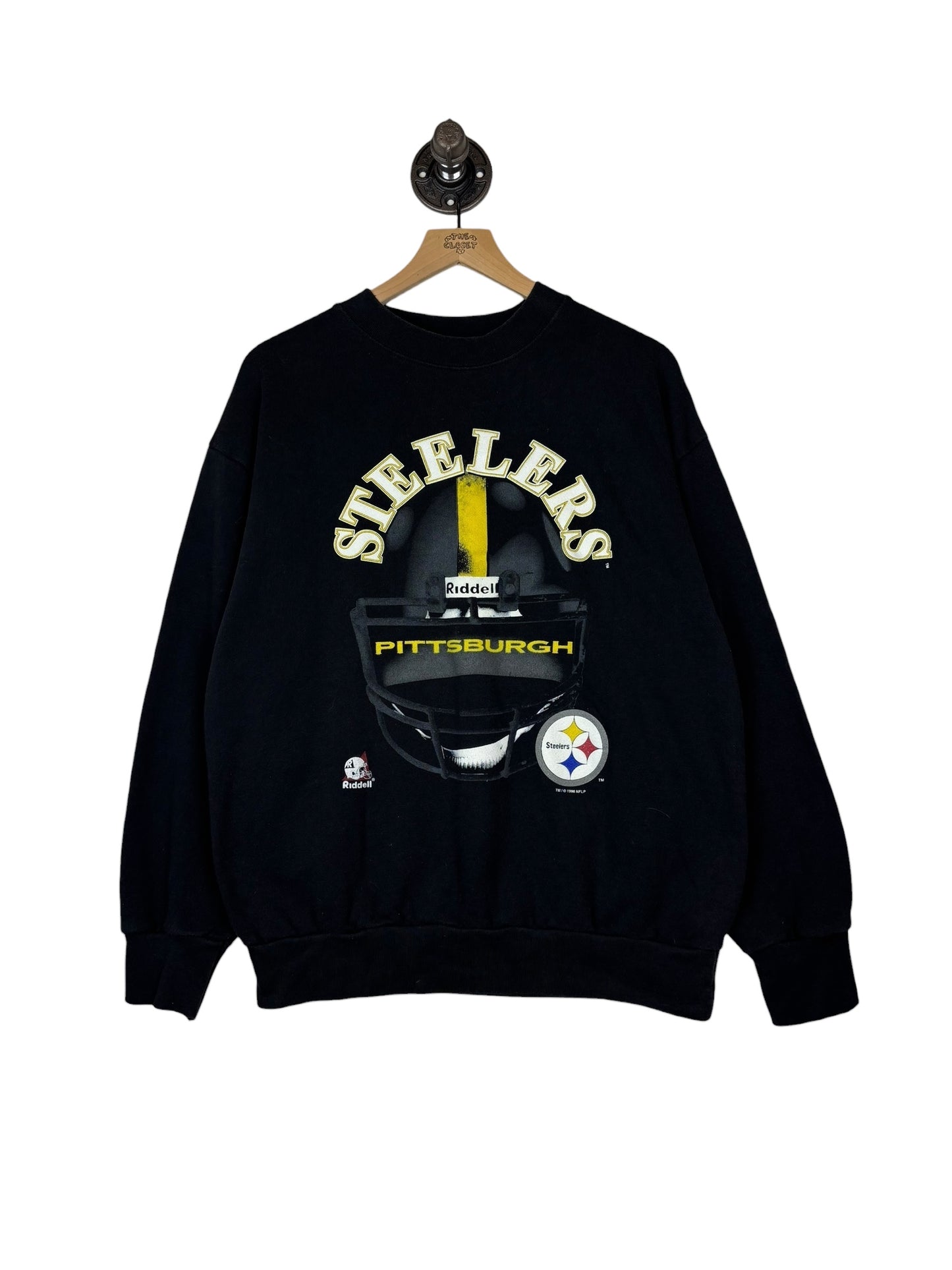 (L) 1996 Steelers Helmet Graphic Crewneck