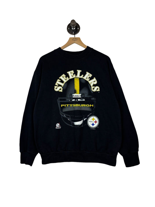 (L) 1996 Steelers Helmet Graphic Crewneck