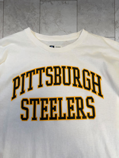 (XL) Vintage Y2K Steelers Arch Text Tee