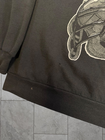 (M) 1995 Steelers Faded Helmet Chalk Line Crewneck