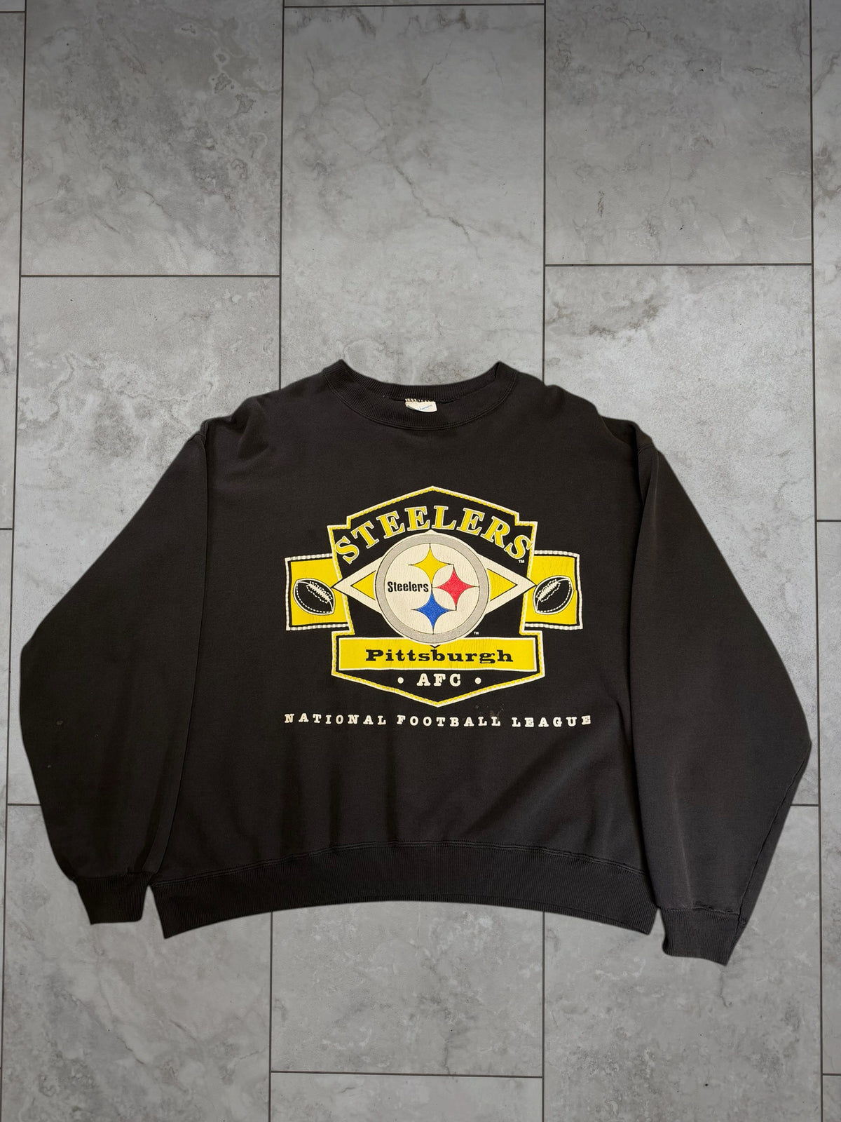 (XL) Vintage 90's Steelers AFC Graphic Crewneck