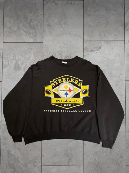 (XL) Vintage 90's Steelers AFC Graphic Crewneck