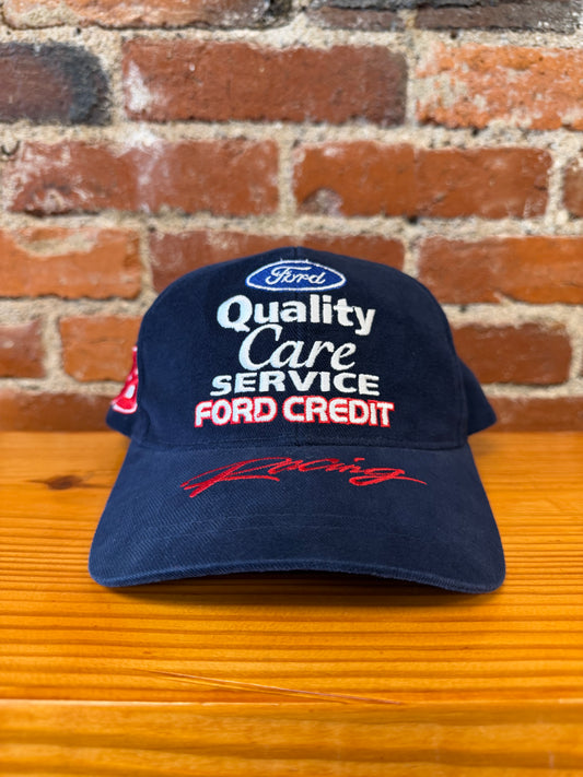 Vintage Dale Jarrett #88 Ford Racing Snapback Hat