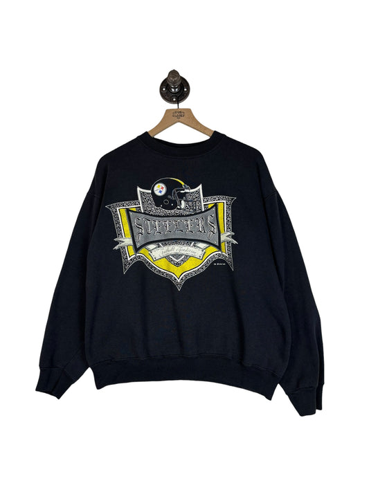 (M/L) 1991 Steelers Football Tradition Crewneck