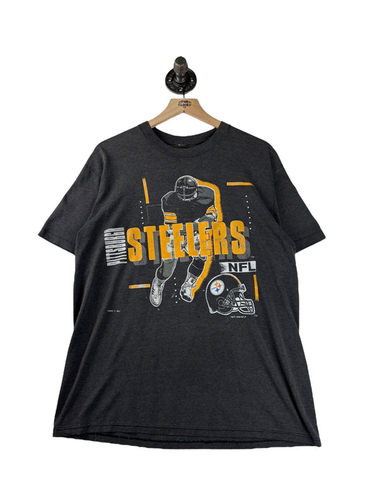 (L) 1990 Steelers Logo 7 Graphic Tee