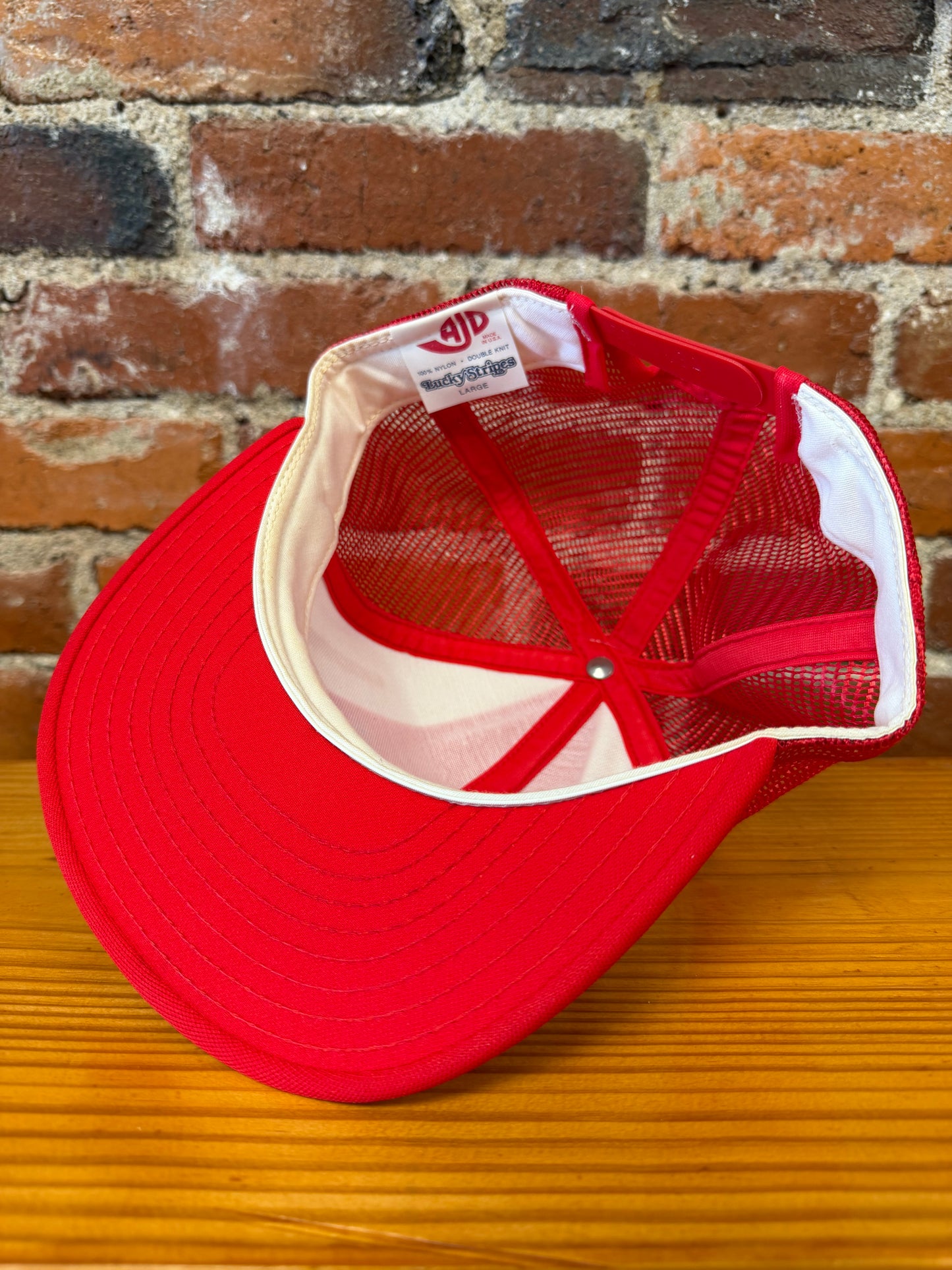 Vintage Houston Cougars AJD Lucky Stripes Trucker Hat - NEW