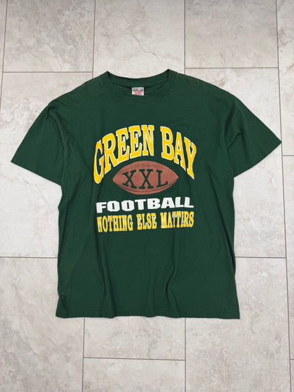 (XL) Vintage 90’s Green Bay Packers Puff-print Graphic Tee