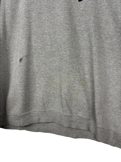 (XL) Vintage Nike Grey  Corner Swoosh Embroidered Crewneck