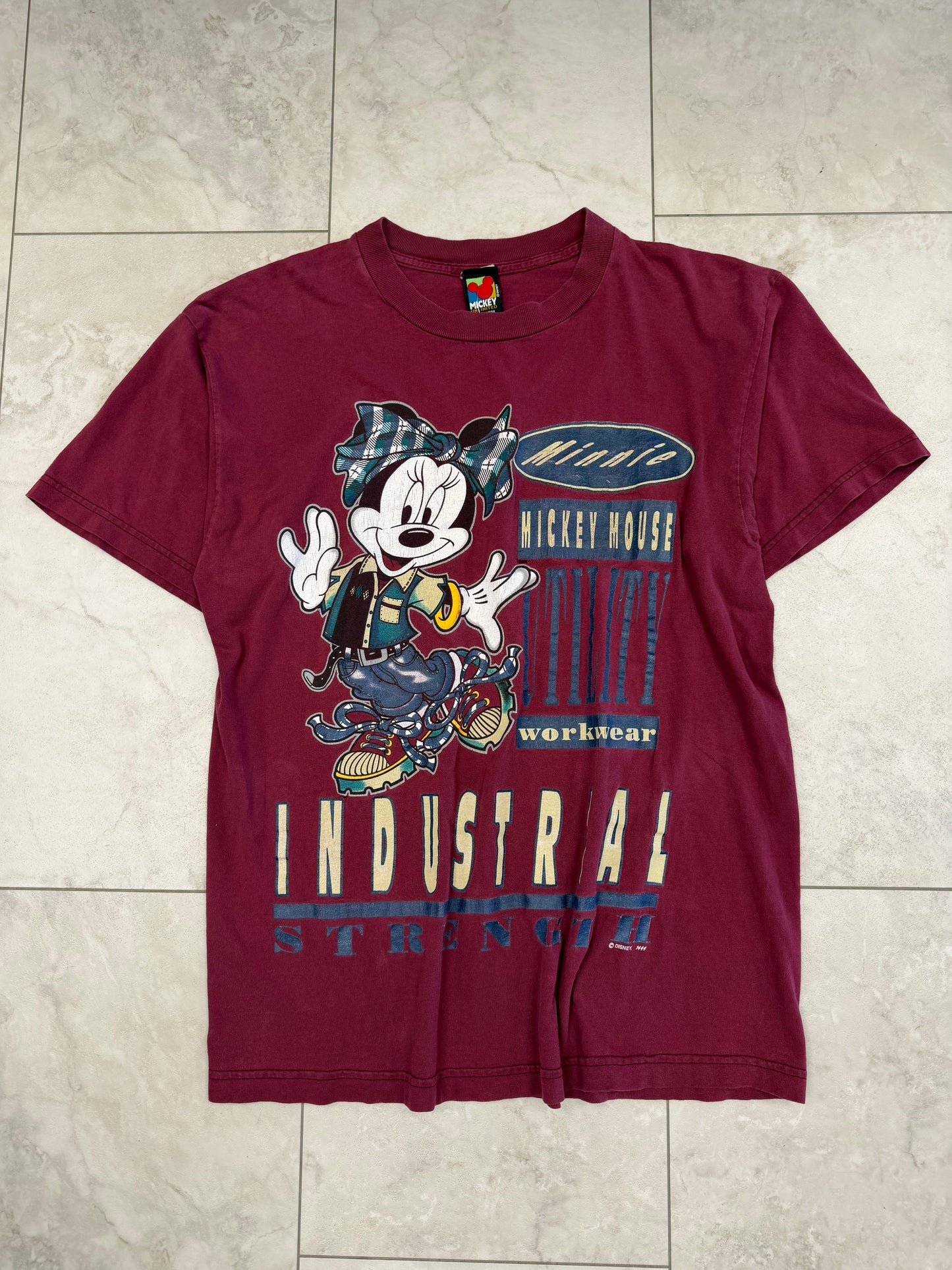 (XL) Vintage 90’s Mickey Mouse Workwear Graphic Tee