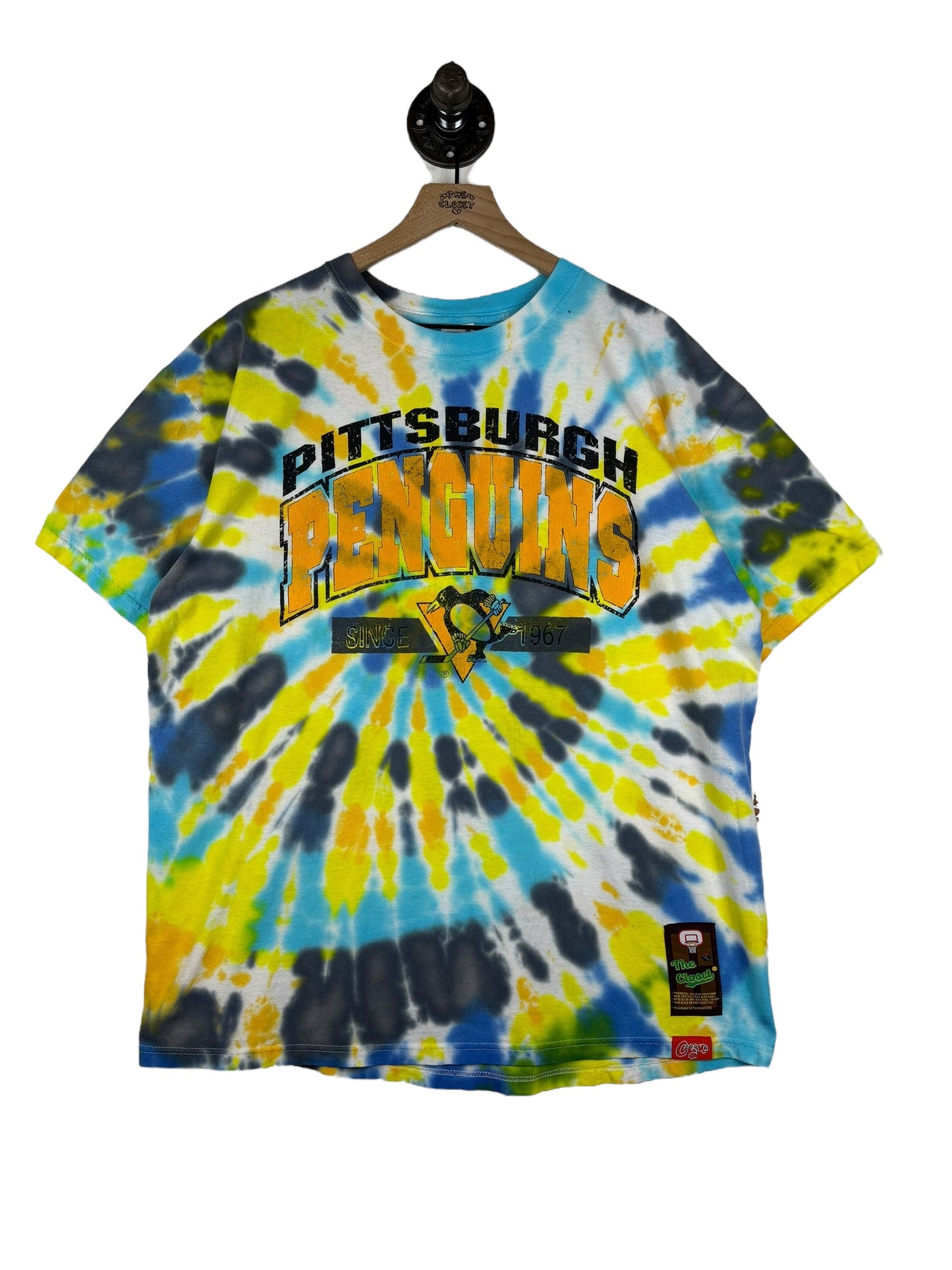 (XL) Vintage Penguins Tiedye Tee #41