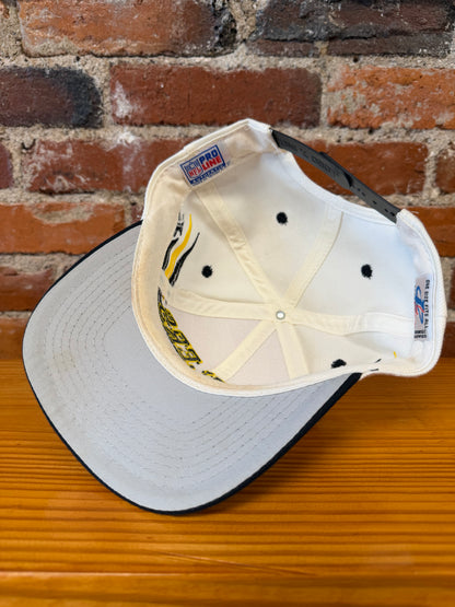 Vintage Steelers Diamond Cut Logo Athletic Snapback Hat