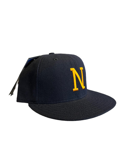 Vintage Navy Fitted Hat 7 1/8 Brand New