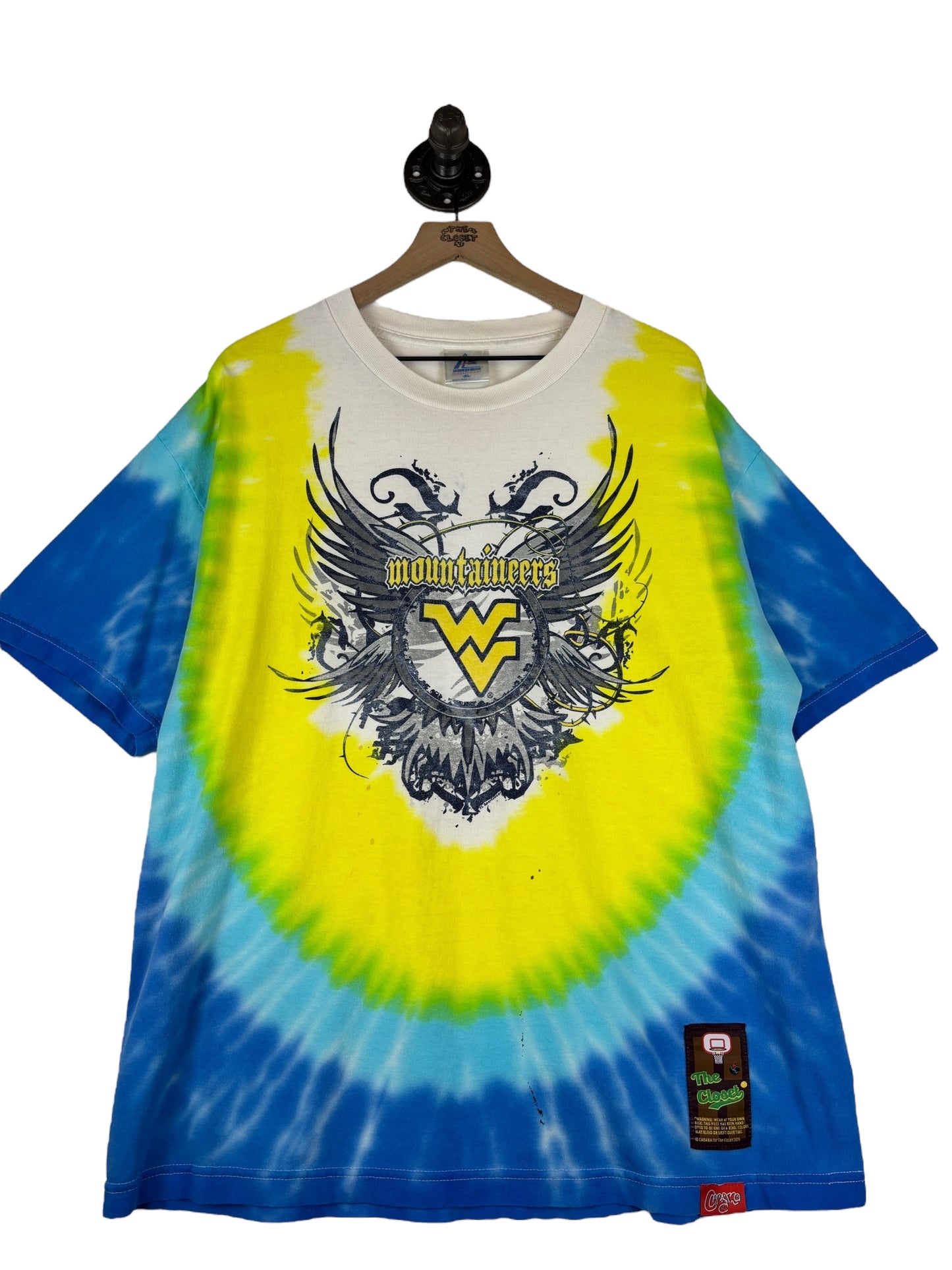 (XL) Vintage WVU Mountaineers  Tiedye Tee #20