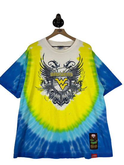 (XL) Vintage WVU Mountaineers  Tiedye Tee #20