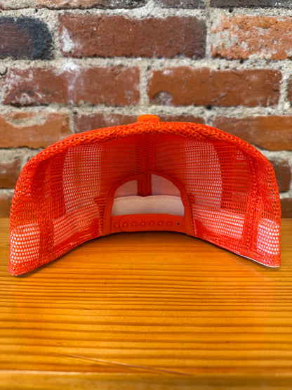 1984 Orange Bowl Classic Nebraska Cornhuskers vs Miami Hurricanes AJD Lucky Stripes Trucker Hat - NEW