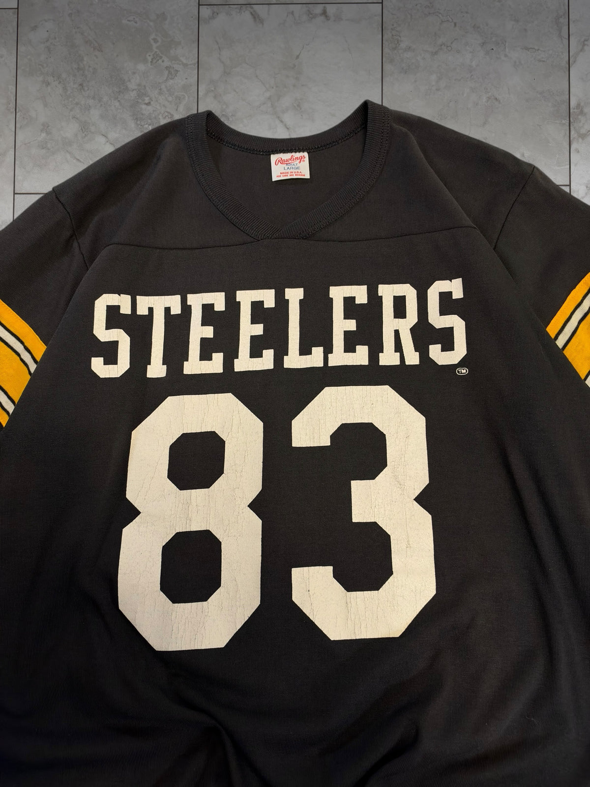 (M/L) Vintage 80's Steelers Rawlings #84 Jersey