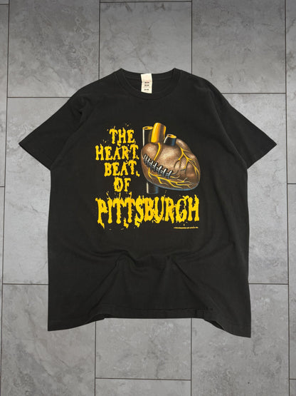 (XL) 1996 Steelers "Heart Beat" Graphic Tee