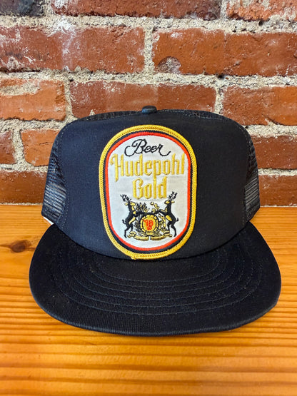 Vintage Hudepohl Gold Beer Trucker Hat - NEW