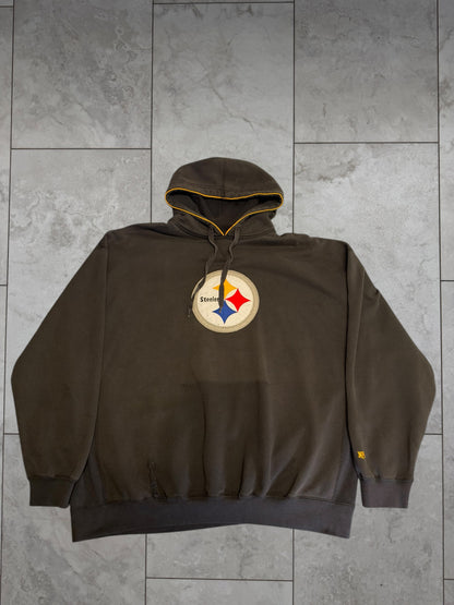 (XXL) Vintage Y2K Steelers NFL Hoodie