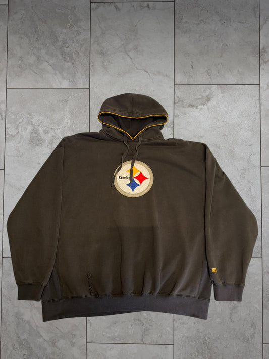 (XXL) Vintage Y2K Steelers NFL Hoodie