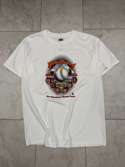 (L) 2004 San Francisco Giants “Fire Power!” Graphic Tee