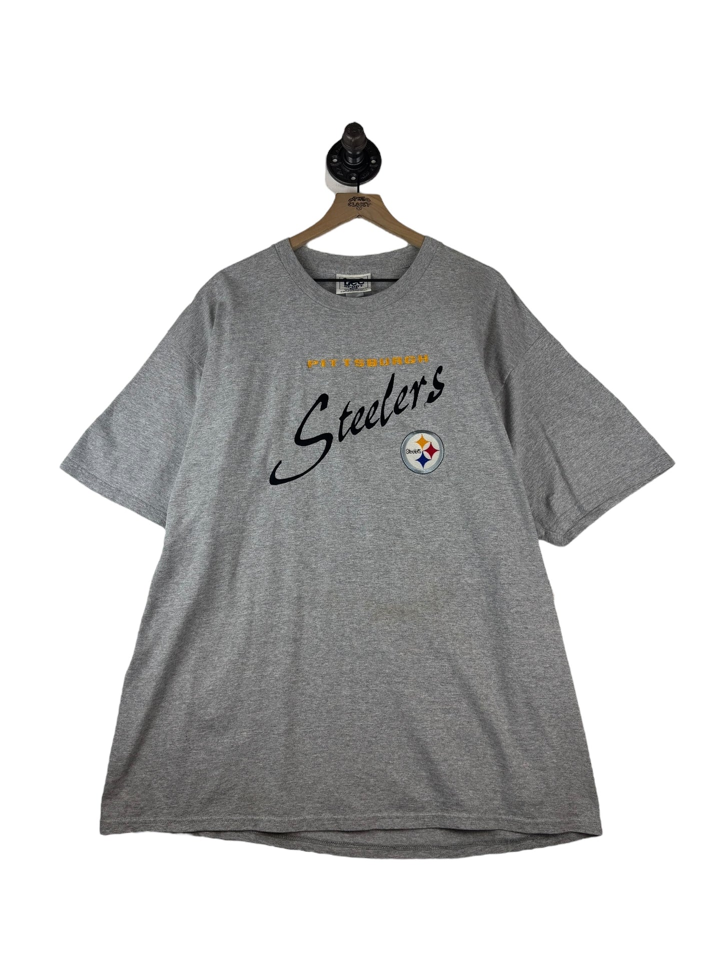 (XXL) Vintage Steelers Embroidered Tee