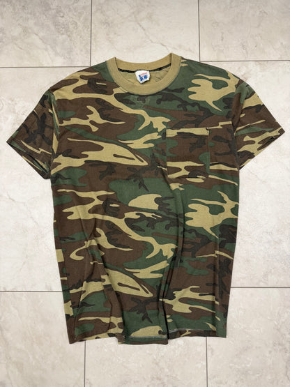 (XL) Vintage 90’s Camo Pocket Tee