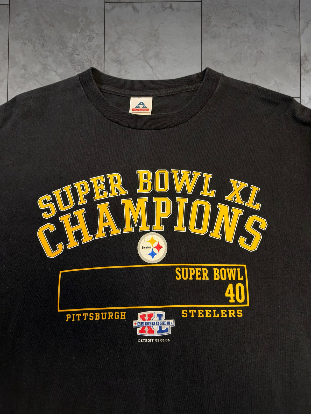 (XL) 2006 Steelers Superbowl XL Champs Longsleeve Shirt