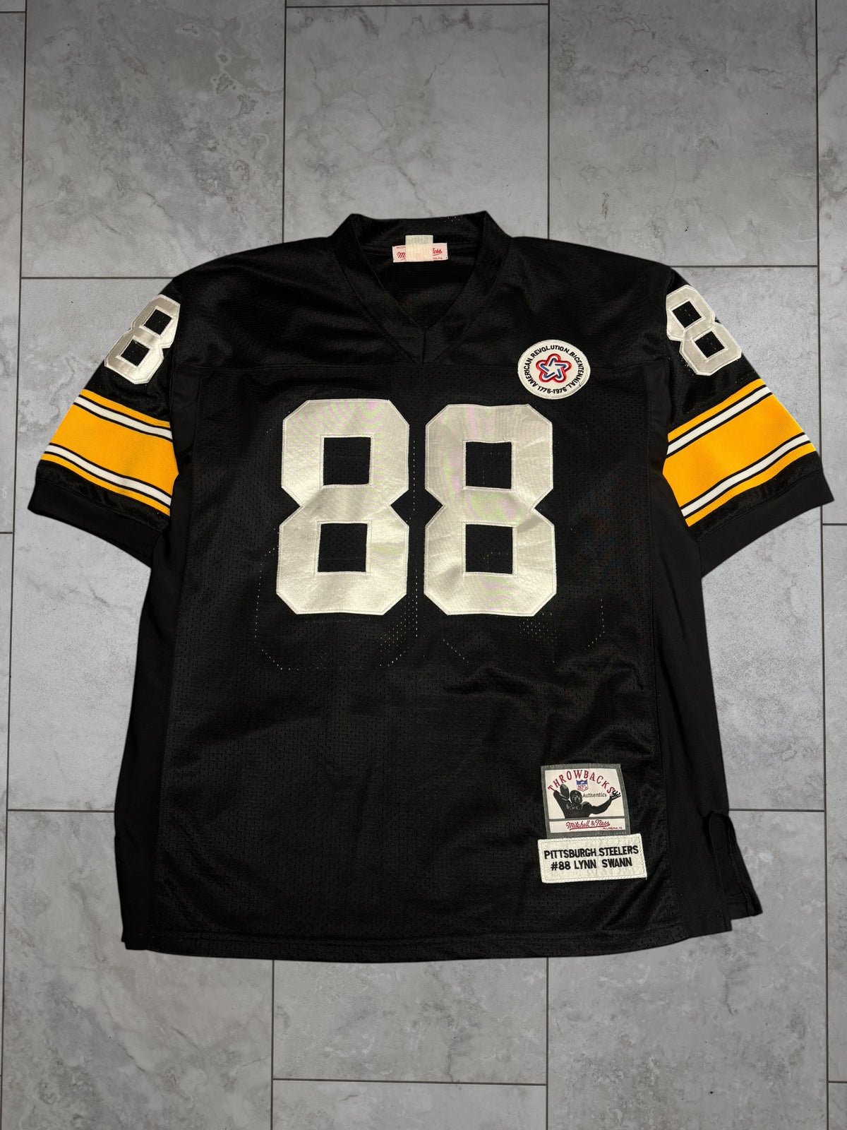 (L) Vintage Y2K Steelers Lynn Swann Authentic Mitchell & Ness Jersey #88