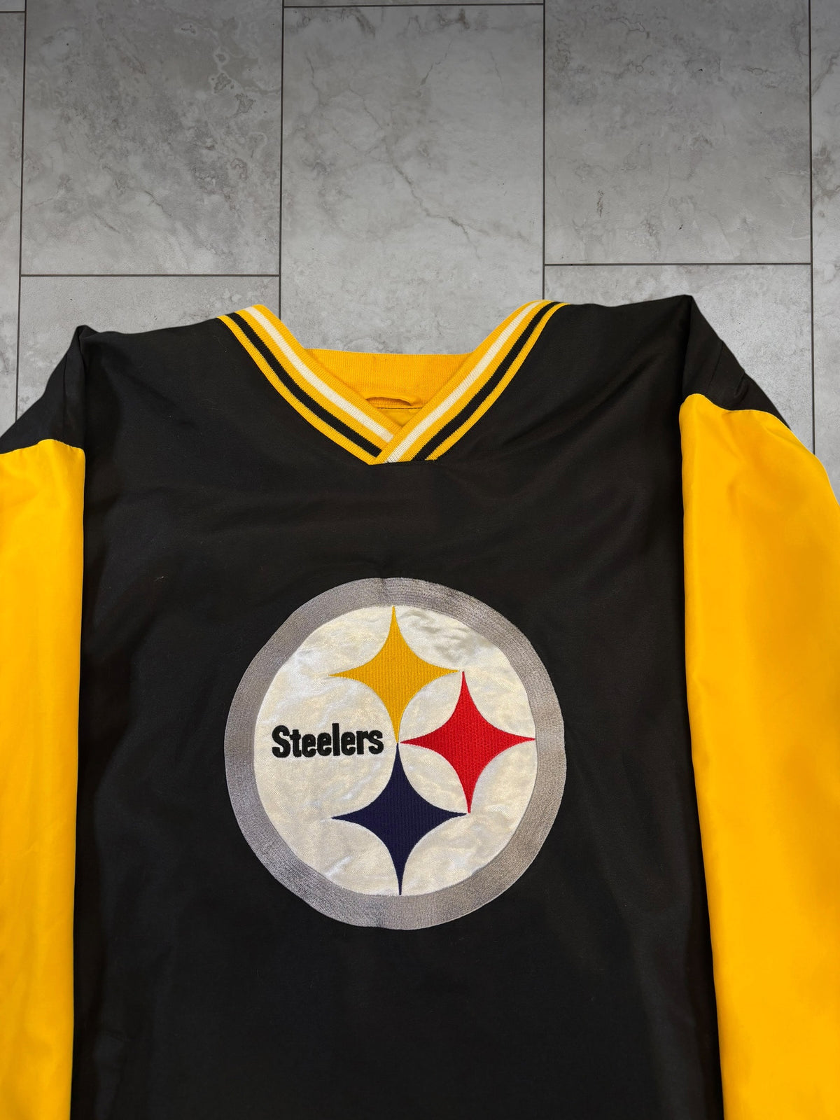 (L) Vintage Y2K Steelers Pullover Jacket